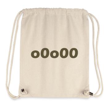 T-shirt à motif de nature abstraite - Sac à cordon recyclé Stanley/Stella - blanc naturel - Devant
