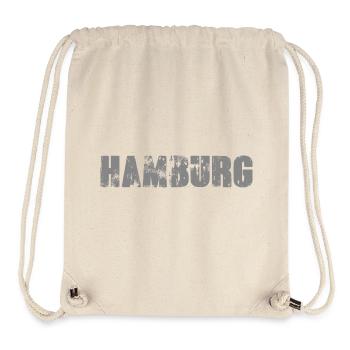 Cool Hamburg Design - Sac à cordon recyclé Stanley/Stella - blanc naturel - Devant