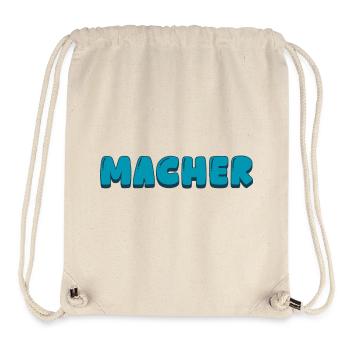 Macher - Stanley/Stella recycelter Gym Bag - Naturweiß - Vorne