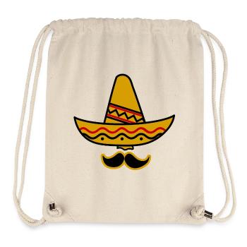 Mexicains - Sac à cordon recyclé Stanley/Stella - blanc naturel - Devant