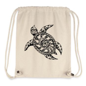 Turtle - Stanley/Stella Recycled Gym Bag - natural - Front