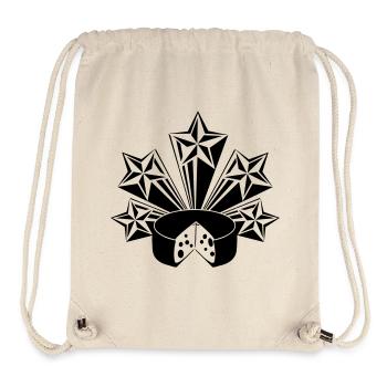 Cheese radiating stars - Stanley/Stella Recycled Gym Bag - natural - Front