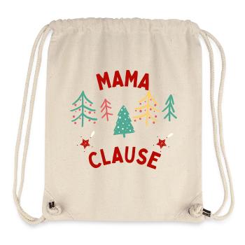 Weihnachtsdekoration mit Mama Claus - Stanley/Stella recycelter Gym Bag - Naturweiß - Vorne