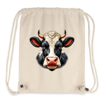 Kuh - Stanley/Stella recycelter Gym Bag - Naturweiß - Vorne