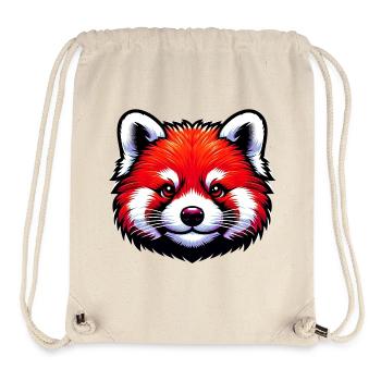 Kleiner Panda - Stanley/Stella recycelter Gym Bag - Naturweiß - Vorne