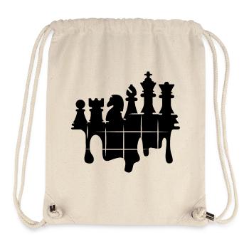 Schach Graffiti Schachspiel Figuren Knight rook - Stanley/Stella recycelter Gym Bag - Naturweiß - Vorne