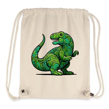 Dinosaurier - Stanley/Stella recycelter Gym Bag - Naturweiß - Vorne