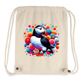 Papageitaucher - Stanley/Stella recycelter Gym Bag - Naturweiß - Vorne