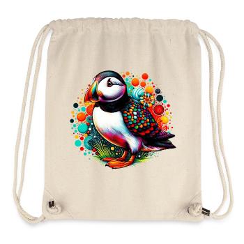 Papageitaucher - Stanley/Stella recycelter Gym Bag - Naturweiß - Vorne