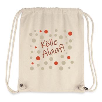 Kölle Alaaf - Stanley/Stella recycelter Gym Bag - Naturweiß - Vorne