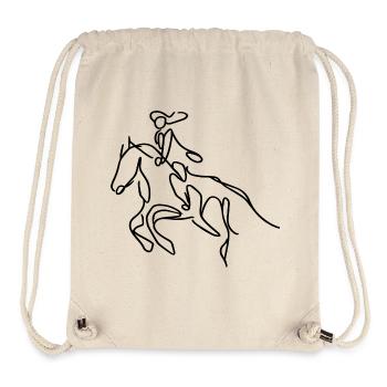 Rider Sketch - Stanley/Stella Recycled Gym Bag - natural - Front