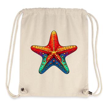 Étoile de mer - Sac à cordon recyclé Stanley/Stella - blanc naturel - Devant
