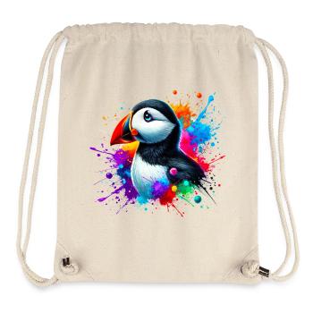Papageitaucher - Stanley/Stella recycelter Gym Bag - Naturweiß - Vorne