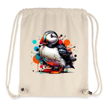 Papageitaucher - Stanley/Stella recycelter Gym Bag - Naturweiß - Vorne