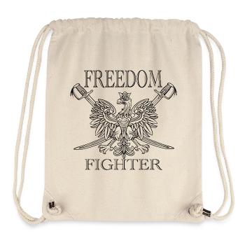 Freedom Fighter – Polish Eagle with Crossed Sabres - Stanley/Stella Recycled Gym Bag - natural - Front
