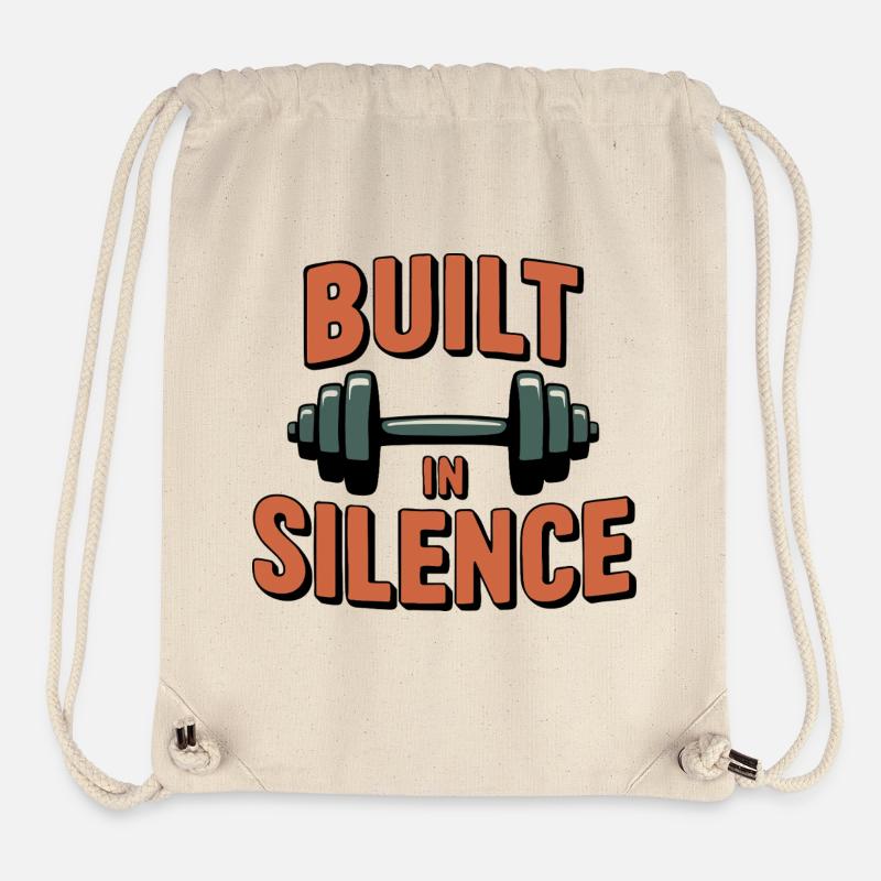 Eingebaute Stille - Stanley/Stella recycelter Gym Bag - Naturweiß