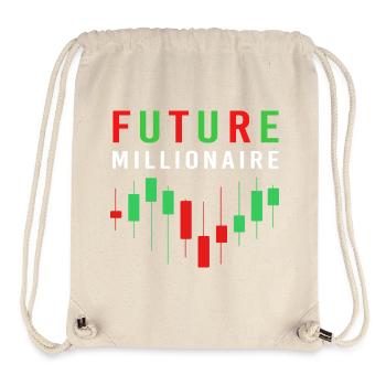 Trading Finanzen Aktien Geld Bitcoin Kapital - Stanley/Stella recycelter Gym Bag - Naturweiß - Vorne