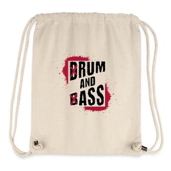 Drum and Bass | Rum and Ass - Stanley/Stella Recycled Gym Bag - natural - Front