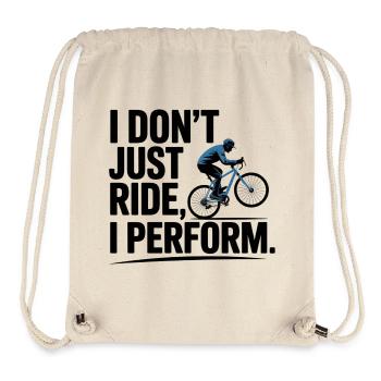 Ride Perform Künstlerisch - Stanley/Stella recycelter Gym Bag - Naturweiß - Vorne
