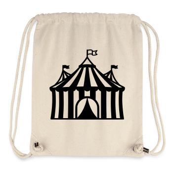 Logo de l’événement Circus Tent Manege - Sac à cordon recyclé Stanley/Stella - blanc naturel - Devant