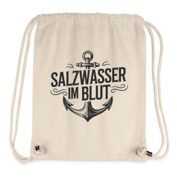 Salzwasser im Blut: Anker-Logo - Stanley/Stella recycelter Gym Bag - Naturweiß - Vorne