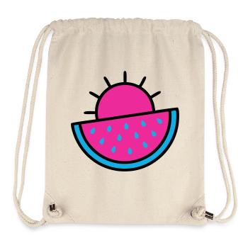 Watermelon Sun 90s Pop Art - Stanley/Stella Recycled Gym Bag - natural - Front