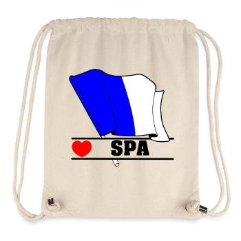 Love Spa Belgium - Stanley/Stella Recycled Gym Bag - natural - Front