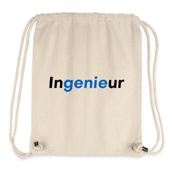 Ingenieur Genie - Stanley/Stella recycelter Gym Bag - Naturweiß - Vorne