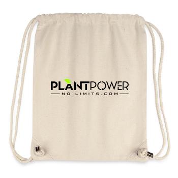Plant Power - No Limits - Stanley/Stella recycelter Gym Bag - Naturweiß - Vorne