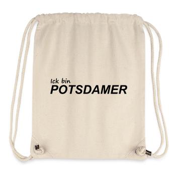 ICK BIN POTSDAMER - Stanley/Stella recycelter Gym Bag - Naturweiß - Vorne