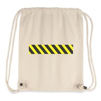 Caution tape - Stanley/Stella Recycled Gym Bag - natural - Front