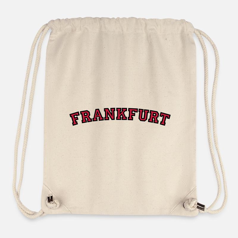 Francfort College Style - Sac à cordon recyclé Stanley/Stella - blanc naturel