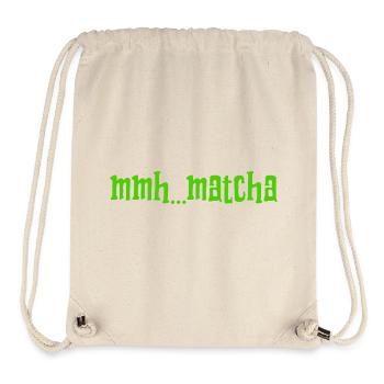 J’ADORE LE MATCHA - Sac à cordon recyclé Stanley/Stella - blanc naturel - Devant