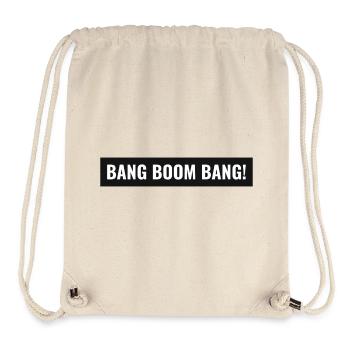 Bang Boom Bang! - Stanley/Stella recycelter Gym Bag - Naturweiß - Vorne