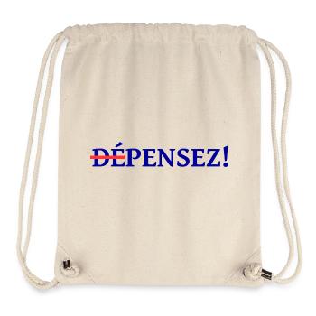 (dé)pensez II - Stanley/Stella recycelter Gym Bag - Naturweiß - Vorne