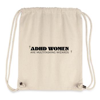 ADHD Women - Stanley/Stella Recycled Gym Bag - natural - Front