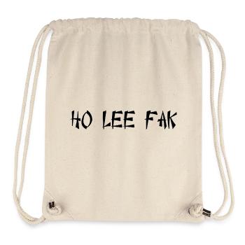 Ho Lee Fak - Stanley/Stella recycelter Gym Bag - Naturweiß - Vorne