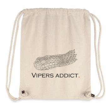 Vipers süchtig - Stanley/Stella recycelter Gym Bag - Naturweiß - Vorne