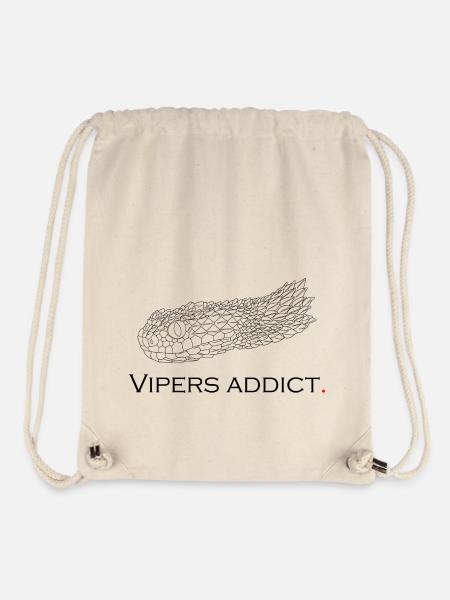 Vipers addict - Stanley/Stella Recycled Gym Bag - natural