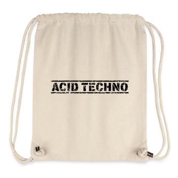 Acid Techno - Stanley/Stella recycelter Gym Bag - Naturweiß - Vorne