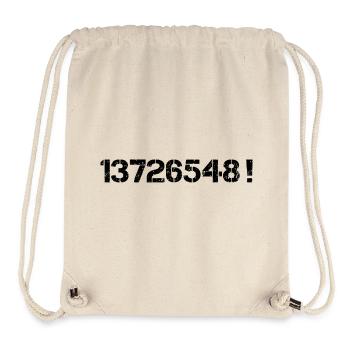 13726548 Moteur V8 Dictons Piston Cylinder Logo - Sac à cordon recyclé Stanley/Stella - blanc naturel - Devant