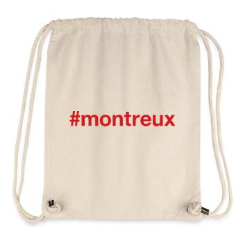 MONTREUX Suisse Schweiz - Stanley/Stella recycelter Gym Bag - Naturweiß - Vorne