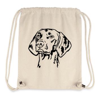 Magyar Vizsla head - Stanley/Stella Recycled Gym Bag - natural - Front