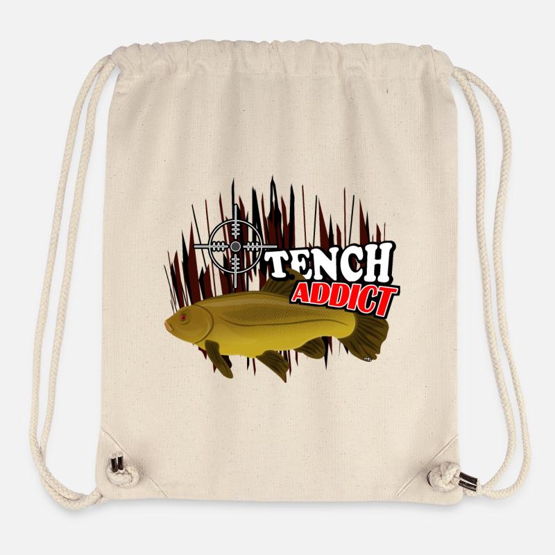 Tanche - Sac à cordon recyclé Stanley/Stella - blanc naturel