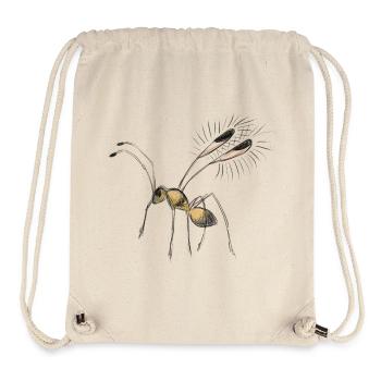 Winzige Fairyfly Zeichnung - Stanley/Stella recycelter Gym Bag - Naturweiß - Vorne