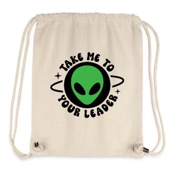 Take me to your leader - Stanley/Stella Recycled Gym Bag - natural - Front