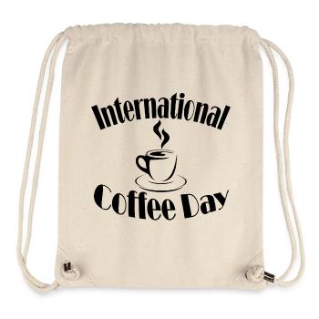 Coffee Day - Stanley/Stella recycelter Gym Bag - Naturweiß - Vorne