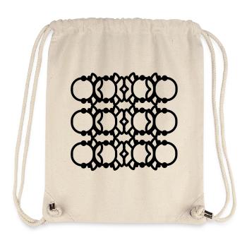 circular ring - Stanley/Stella Recycled Gym Bag - natural - Front