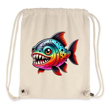 Piranha - Stanley/Stella Recycled Gym Bag - natural - Front