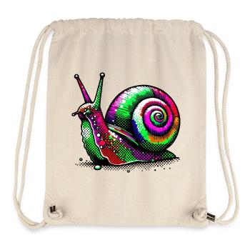 Schnecke - Stanley/Stella recycelter Gym Bag - Naturweiß - Vorne